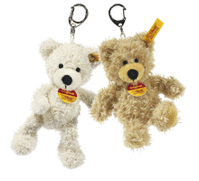 click to see Steiff  Lotte And Charly Keyring - Sold As A Pair - One For You A in detail